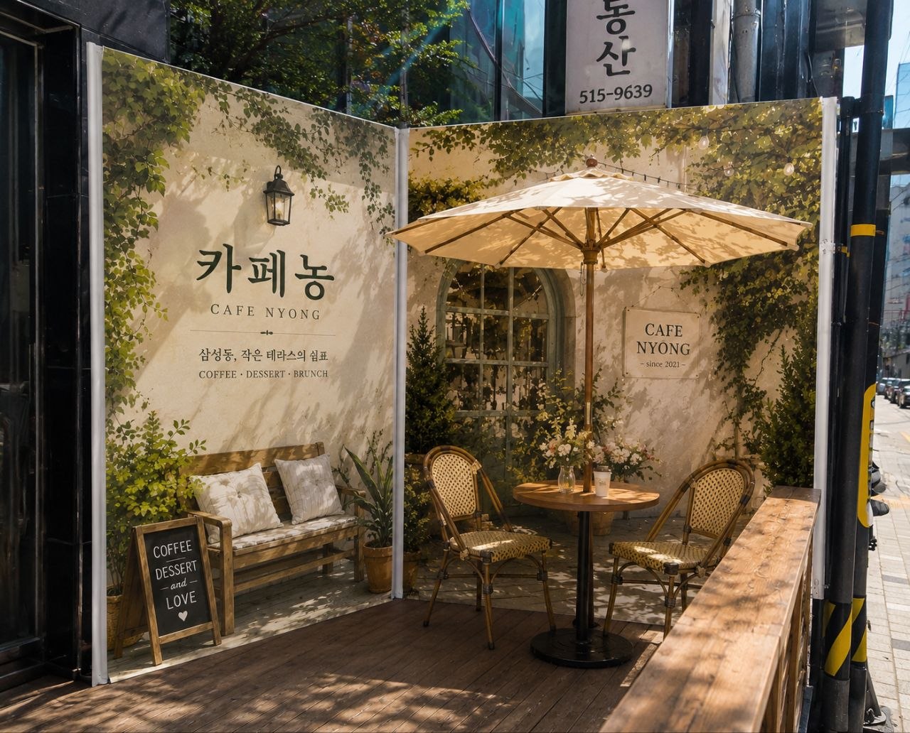 CAFE NYONG 야외 테라스